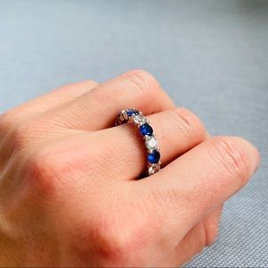 Blue / Clear Eternity Band